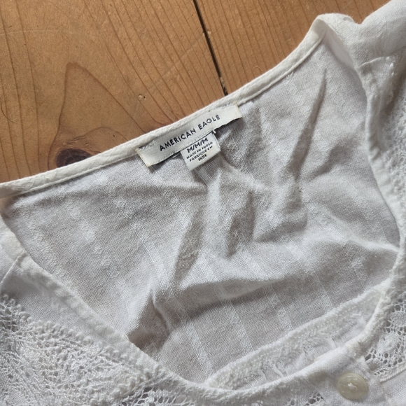 American Eagle Outfitters White Maxi Dress - Picture 3 of 8